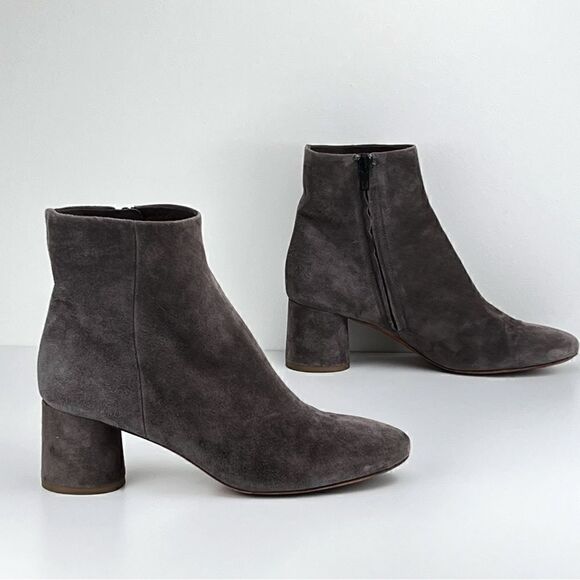 VINCE. Ridley Suede Grey Boots Booties 8.5 - Picture 9 of 15